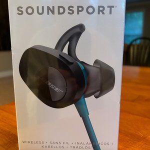 Bose Soundsport Wireless Bluetooth Headphones - Blue NEW in Box